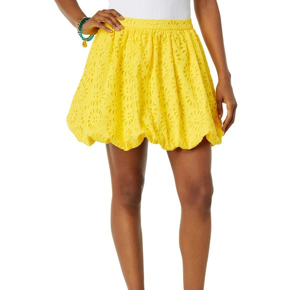 Lilly Pulitzer Dresses & Skirts - 3 Lilly Pulitzer  Leah Skirt Yellow Size 8